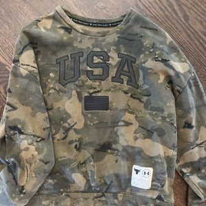 Under Armour Project Rock Camo Crop Crew